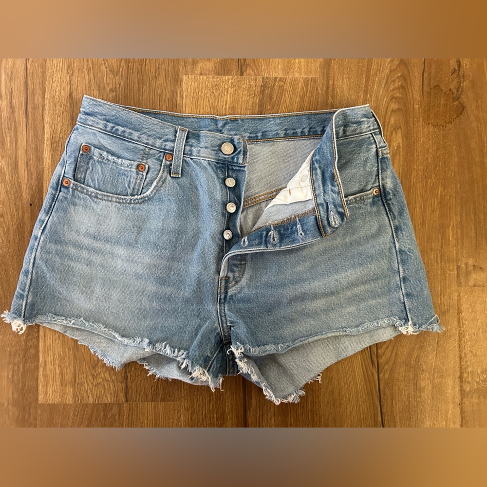 Levi original 501 Jean shorts- New-tried on, never washed. Perfect condition